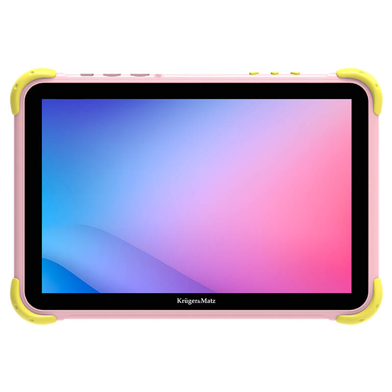 Tableta Kruger&Matz, Android 10.1Inch 4GB RAM 64GB Roz-Galben