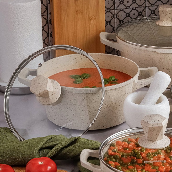 Oală marmorată Konighoffer Corte, 4,2L, 24cm