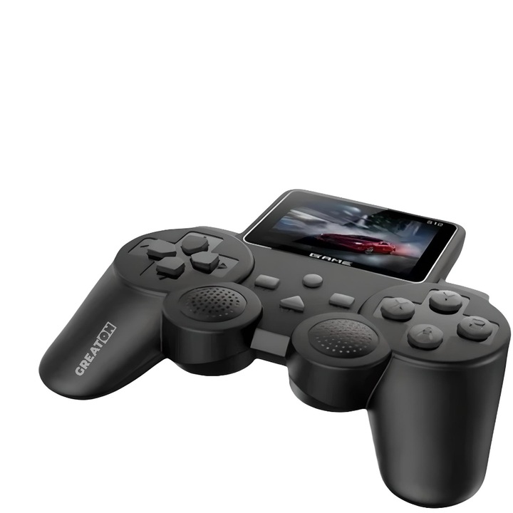 Consola Controller S10 GREATON Gamepad cu Ecran Digital Integrat 520 Jocuri Retro Intr-un Singur Dispozitiv