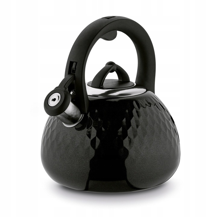 Кана за чай Konighoffer Malcolm Flute 2.5 л, неръждаема стомана, черна, 23x22x20 см