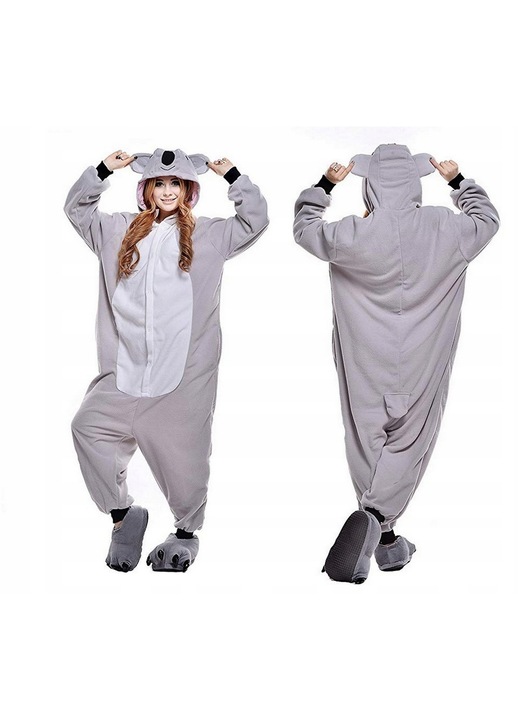 Pijamale dama, Pan i Pani Gadżet, gri, XL