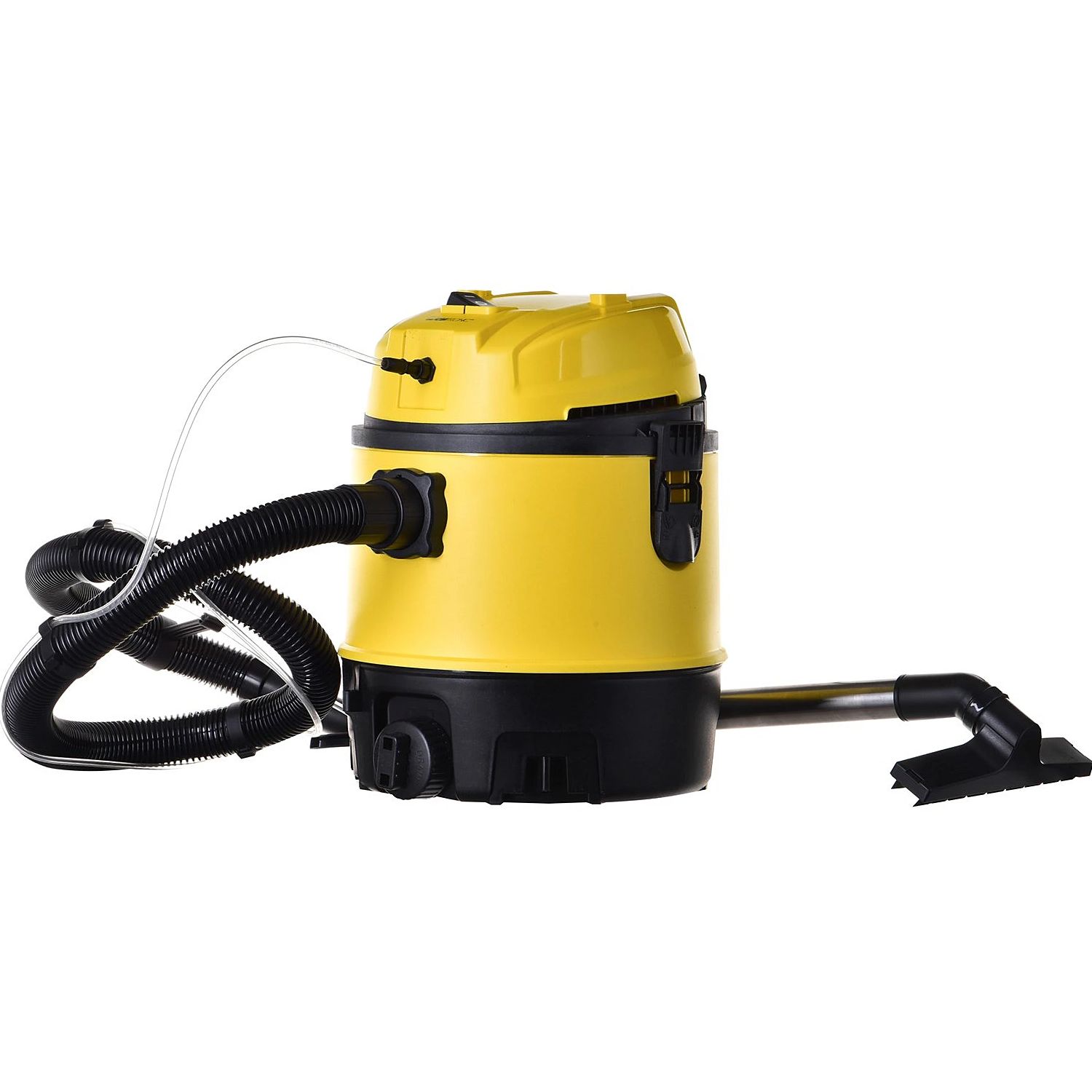Aspirator multifunctional cu spalare 4in1 Clatronic, aspirare umeda/uscata, rezervor detergent 4 litri, functie de suflare, capacitate 20 litri, filtru detasabil si lavabil, protectie IPX4, galben