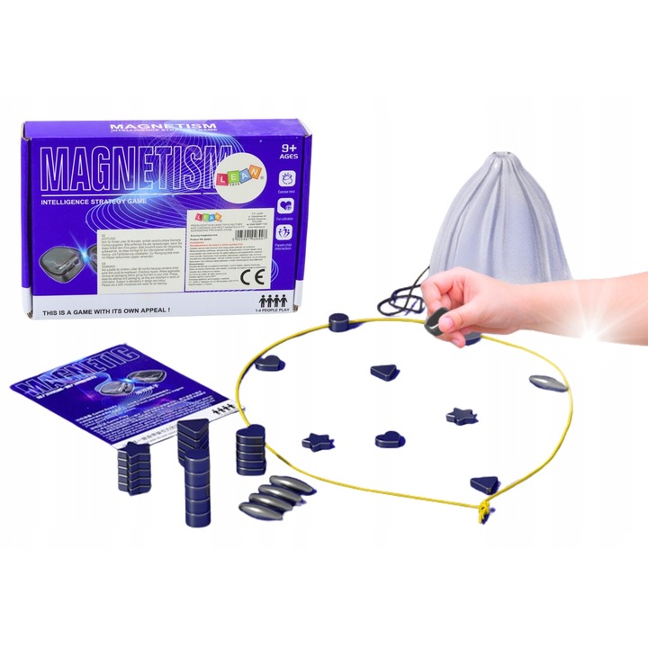 Joc educativ Jokomisiada, strategica cu magneti, 16,5cm x 11cm x 3cm, pentru copii peste 9 ani