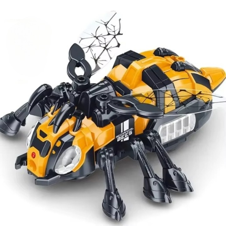 Méhecske Ludiro távirányítóval, zenével, fényekkel és gőzzel, oktatási fejlesztés és szórakoztató játék 3 éves kortól gyermekeknek