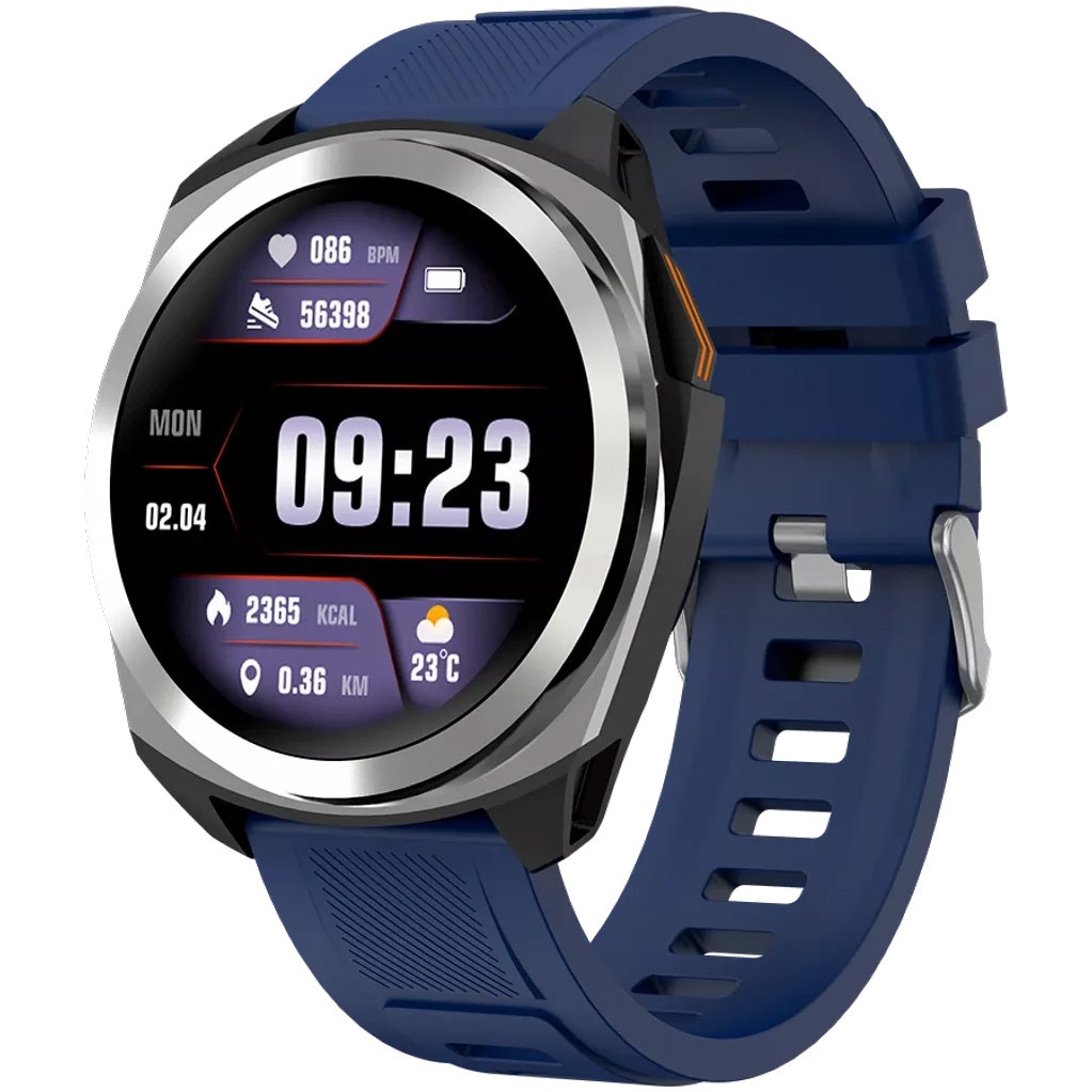 Smartwatch Canyon Maveric SW-83 GPS, Argintiu-Albastru