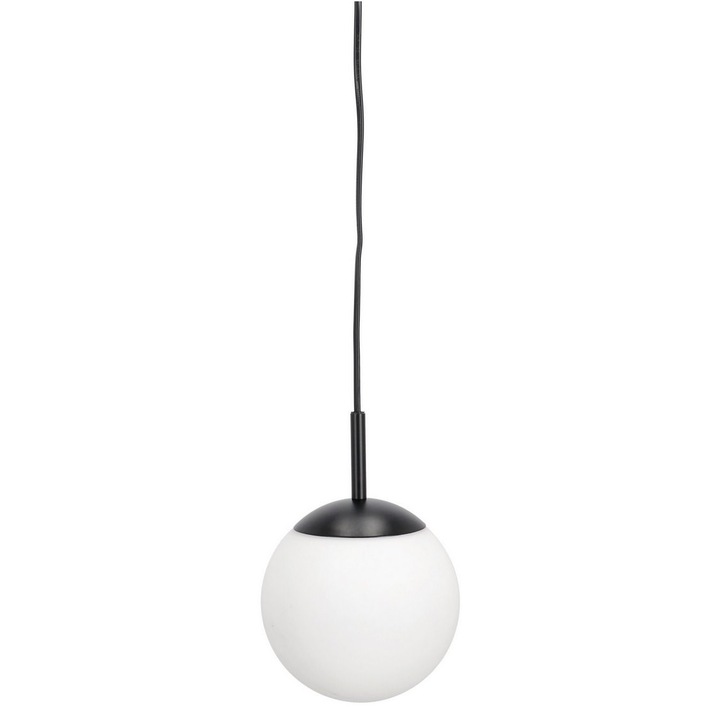 Комплект от 2 метални полилея Delphine стъкло 15x22 см