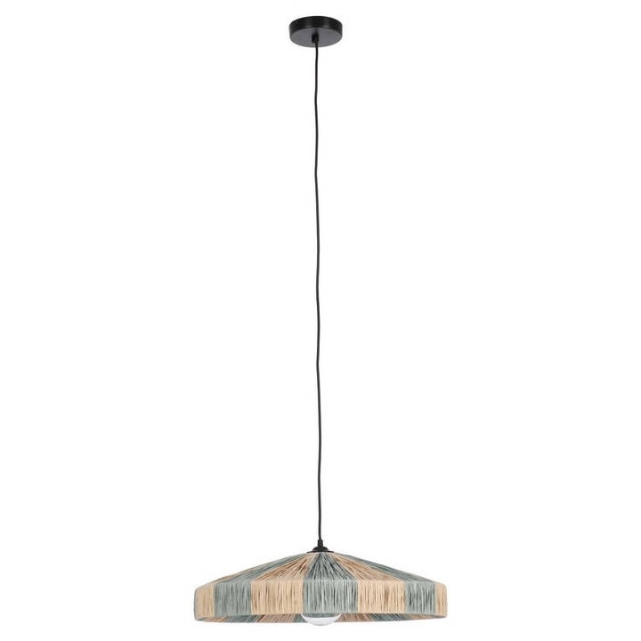 Полилей Kanda от естествена синя рафия 50x13 см