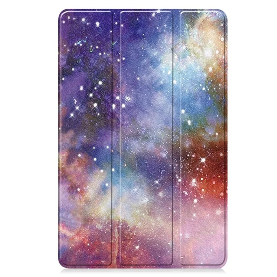 Husa tableta pentru Samsung Galaxy Tab S10 FE Plus, SKYDDAR INNOVATION, cu suport Multi-Unghi si functie Sleep/Wake, FoldPro, Galaxy, set cu sticker