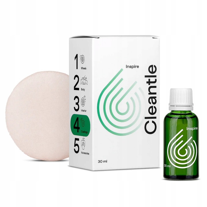 Cleantle Inspire Set 30ml, 3x MR RAG Mikroszálas kendő 30x30cm, hidrofil, öntisztító