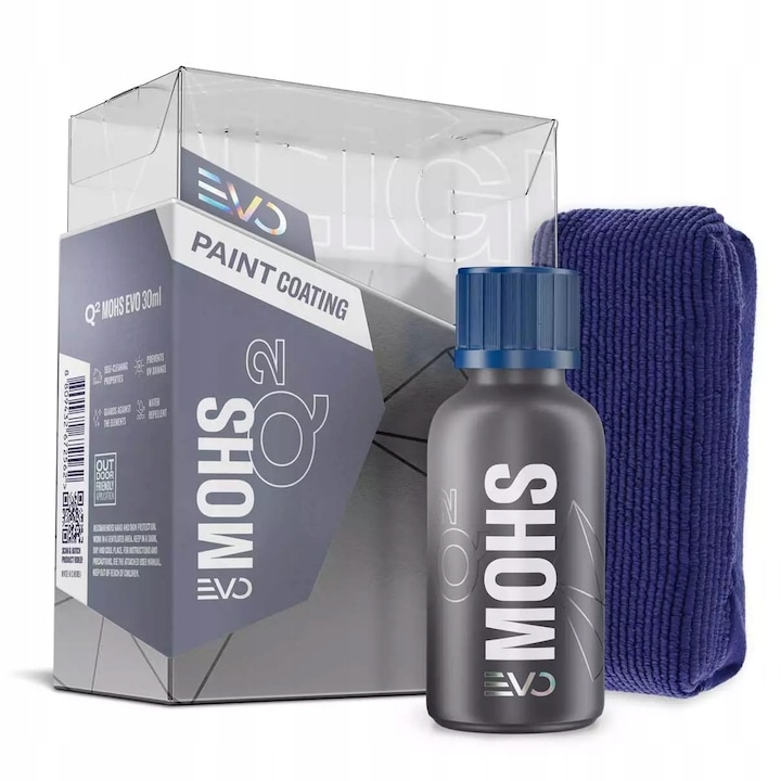 Pov coating ceramic Gyeon Q MOHS EVO 30ml, aplicator QM, rezistenta chimica, usor de aplicat