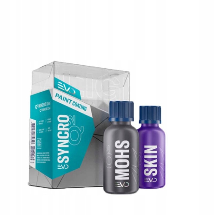 Set de produse cosmetice auto Gyeon Q2 Syncro Evo Light Box 50ml, 2x MR RAG 30x30cm, multicolor