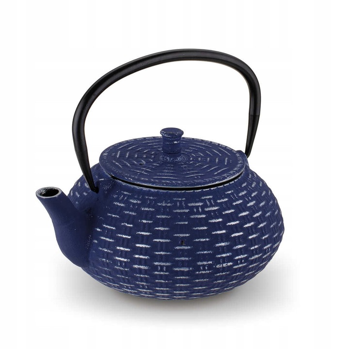 Ceainic, 0,8 l, granat, cu inductie inox, design unic