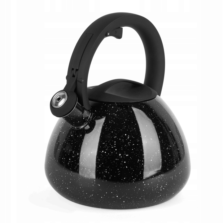 Vízforraló, KonigHOFFER, 2,7 l, rozsdamentes acél, 19x24x21,5 cm, minden típusú főzőlaphoz