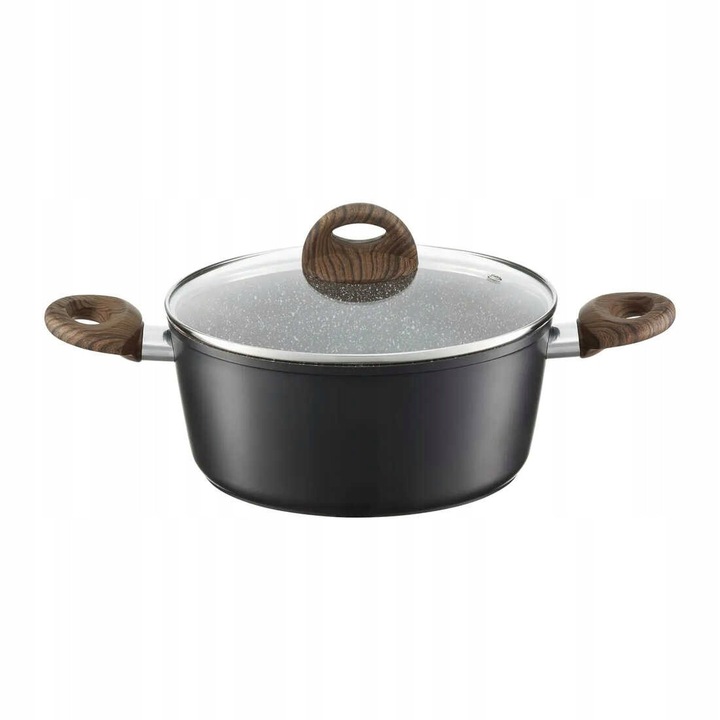 Terra alumínium edény 28 cm 5,6 l, Ambition, tapadásmentes, barna színű