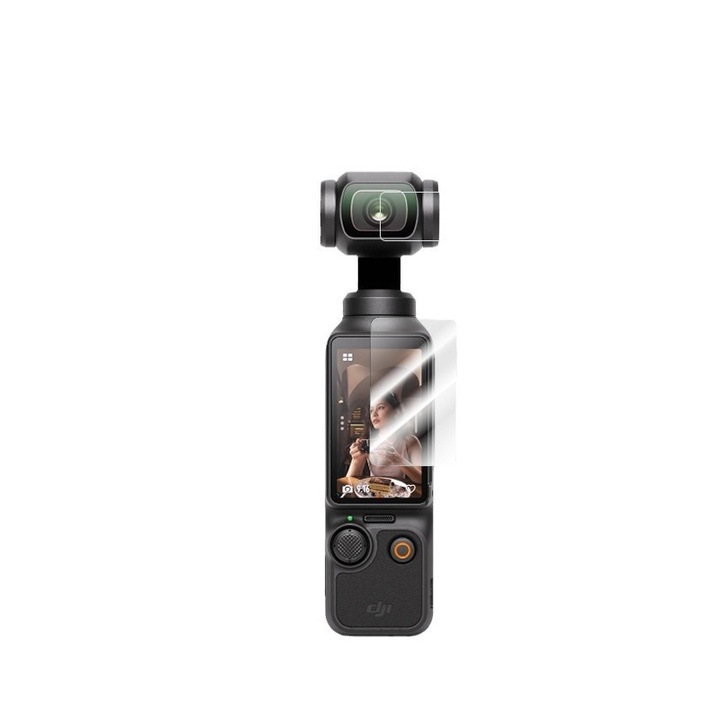 Folie din sticla protectie Lingo pentru DJI Osmo Pocket 3, Protectie Suprema pentru Camera, Transparenta si Rezistenta la Zgarieturi