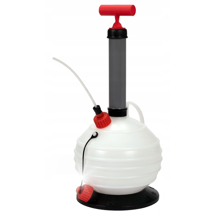 Pompa de schimbare ulei si lichide 6L, Vorel, set cu 4 tuburi flexibile, manuala