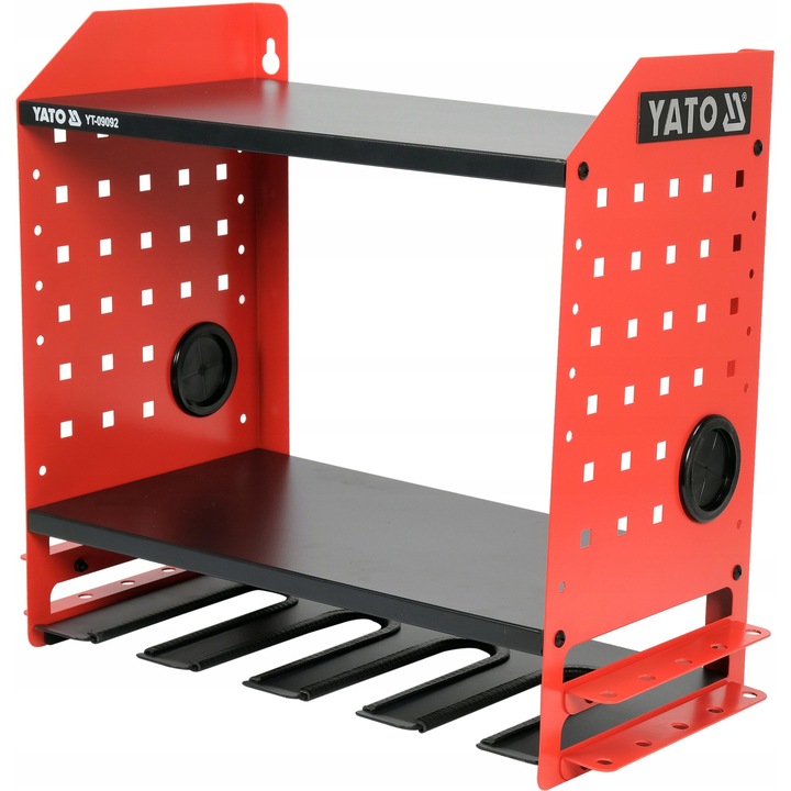 Yato fém polc szerszámokhoz, 4 rekeszes, ergonomikus kialakítás, optimális méretek