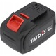 Acumulator (baterie) Yato YT-828464, Li-Ion 18V 6,0Ah (108 Wh), incarcare rapida, indicator nivel incarcare, compatibil cu scule Yato 18V, Negru, 1 buc