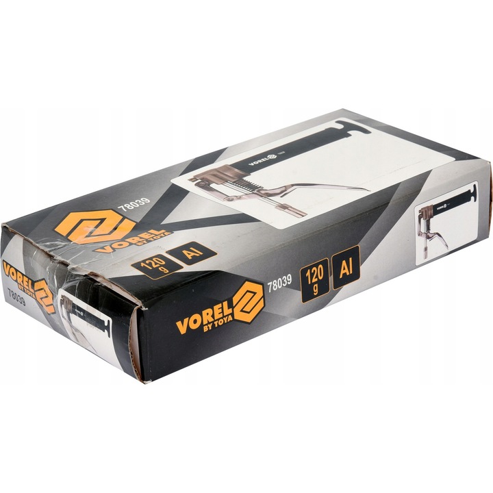 Пистолет за гресиране ръчен Vorel алуминий 120G