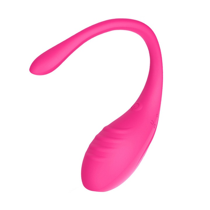 Delfin vibrátor, 9 különböző móddal, rezgés testreszabási funkcióval, újratölthető és vízálló, Bluetooth kapcsolattal, alkalmazáson keresztüli távirányítással, szilikonból, éjszakai randevúkhoz, vezeték nélküli, YHJ, rózsaszín