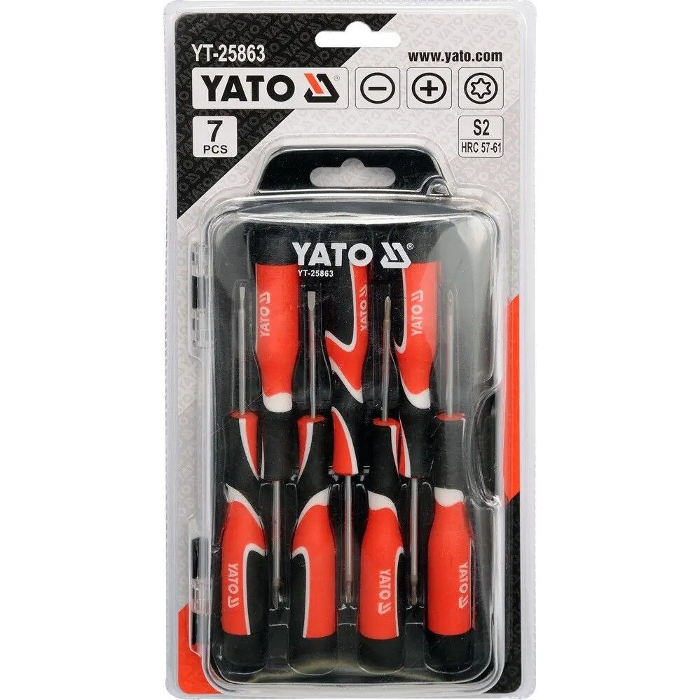 Set surubelnite YATO, 7 piese, PH, TORX - eMAG.ro