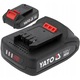 Acumulator Yato YT-828461 li-ion 18V, 2 Ah (2000 mAh), curent maxim 30 A, negru, 1 buc