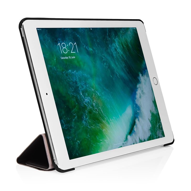 Husa flip cover Pipetto Origami No1 Originalo compatibila cu iPad 9.7 2017/2018, Black
