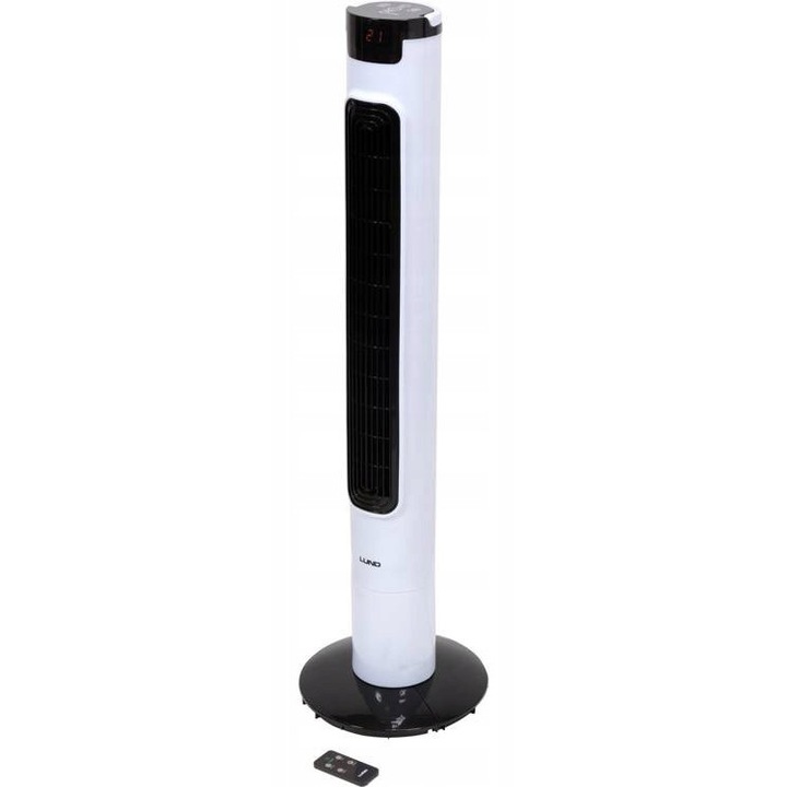 Ventilator LUND 50W, 95.5cm, 3 moduri de functionare, LED, cu telecomanda