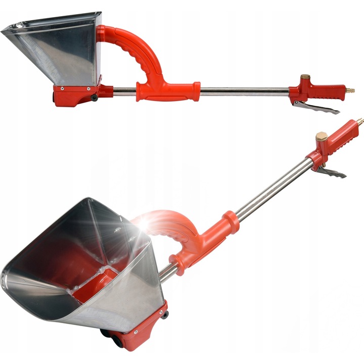 Пневматична машина за мазилка YATO 4.75L, 4 дюзи, за мазилка, изисква компресор