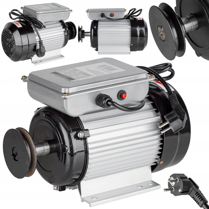 Egyfázisú elektromos motor 3,0kW 2850rpm, 230V, méretek 350x220mm