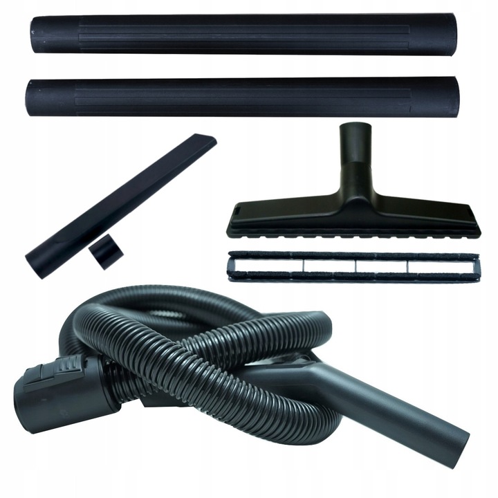 Set accesorii aspirator AJS, 2,1m, 2 tuburi PVC, 47cm, 30cm, 35cm, 35mm