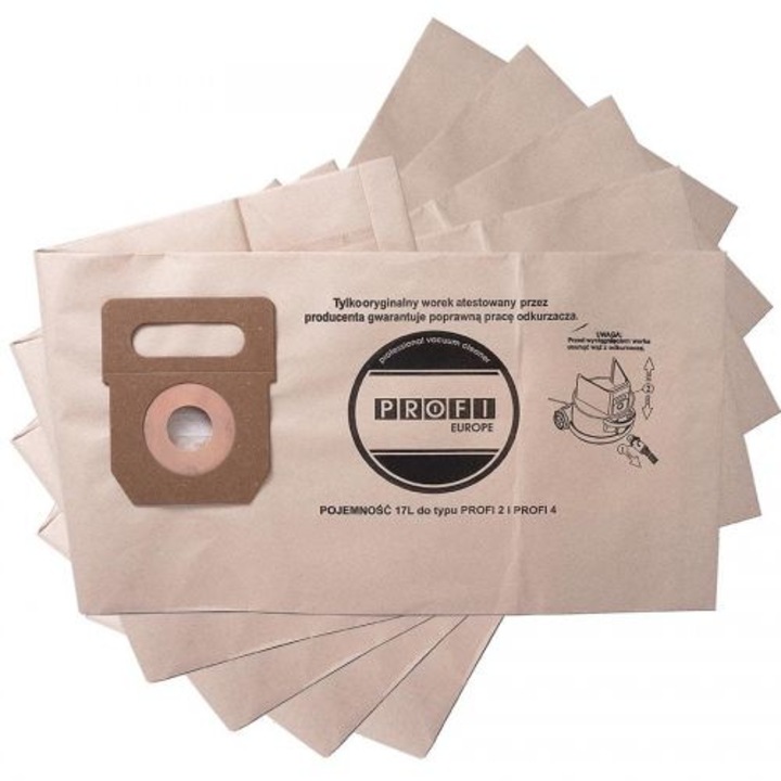 Sac de aspirator din hartie PROFI 1 PROFI 3 20 buc