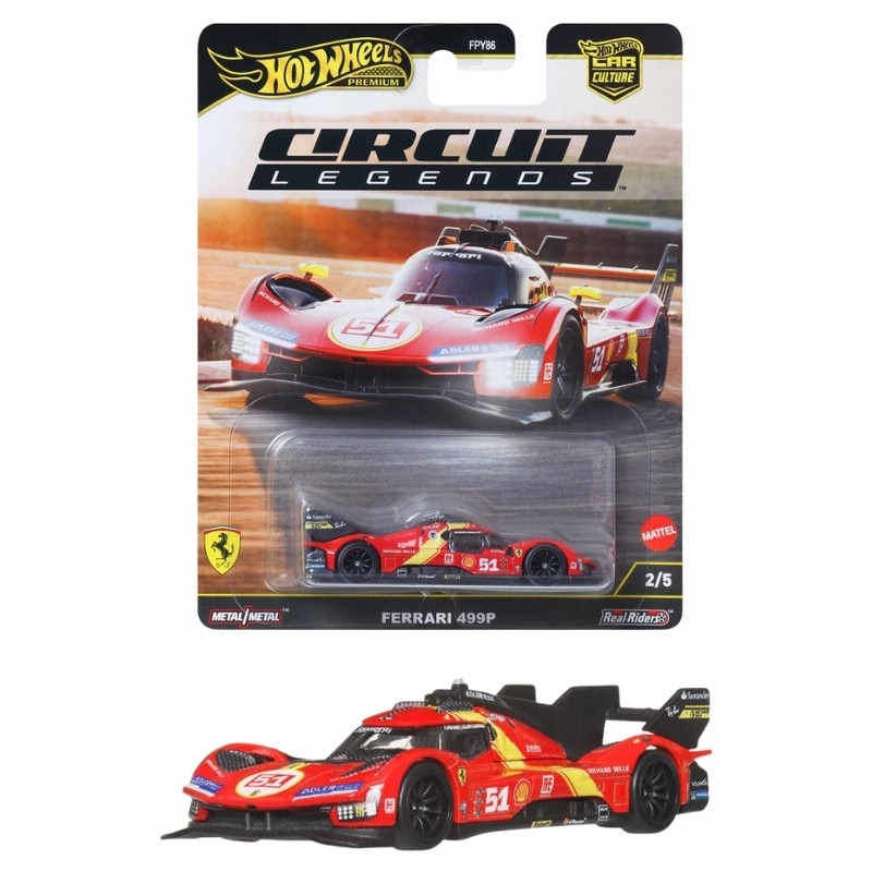 ホットウィール　FERRARI 499P Model de Masina, Hot Wheels, Ferrari 499P, Constructie metalica