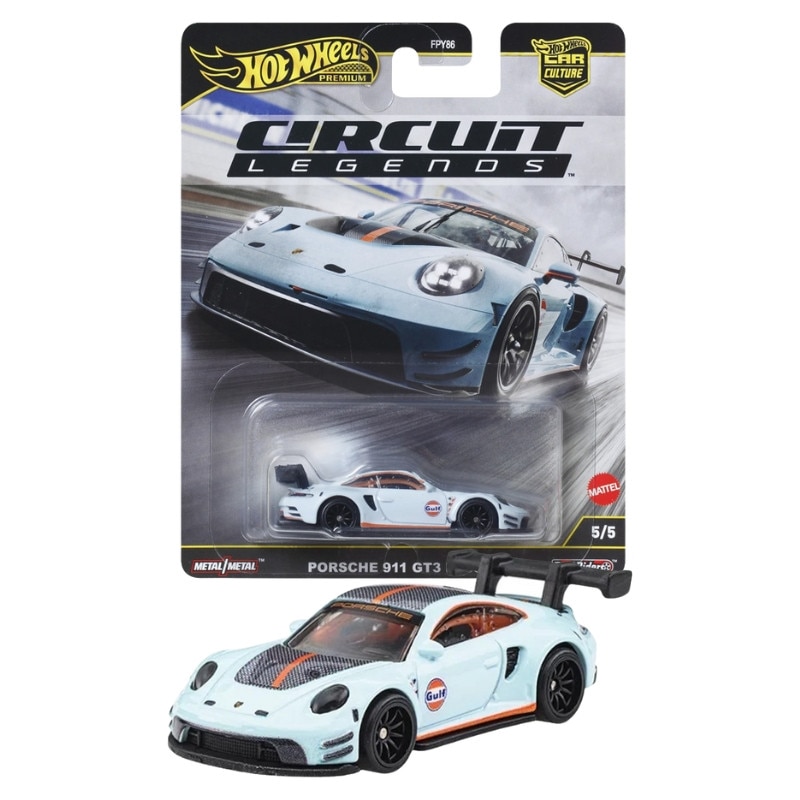 Miniatură de Mașină, Hot Wheels, Porsche 911 GT3 R (992), 1:64