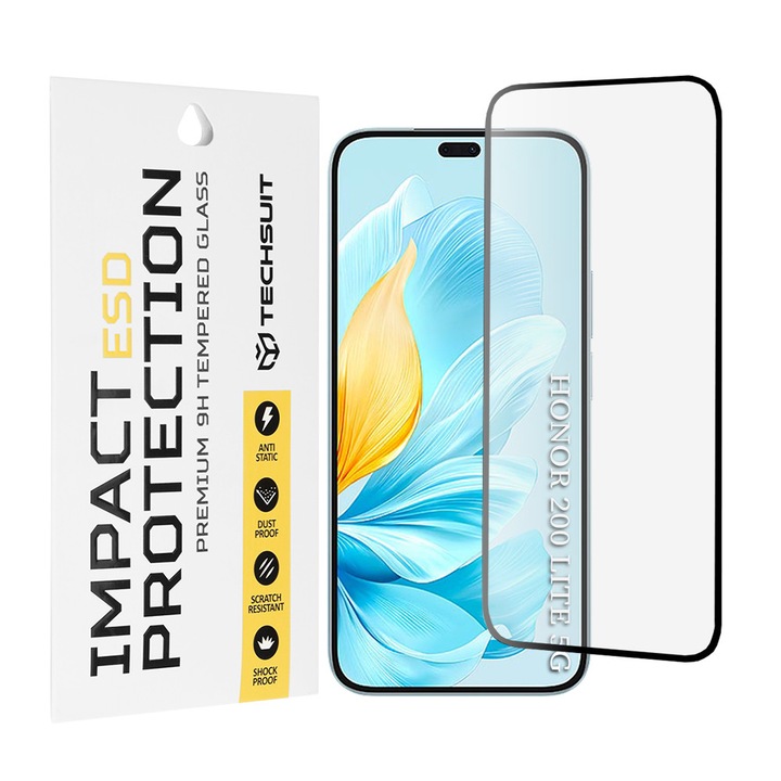 Folie Protectie Compatibila cu Honor 200 Lite, Tim, Black