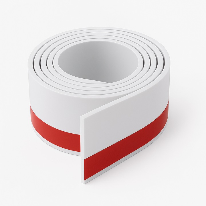 Уплътнителна лента за врати, 99x4.5см, силиконова, самозалепваща се, топло- и звукоизолация