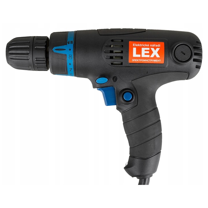 Lex ED208 elektromos fúró-csavarhúzó 650W, 0,8-10 mm, LED-del