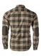 Camasa barbati, Tagart, Alaska flanel, bej cu carouri verzi, Bej
