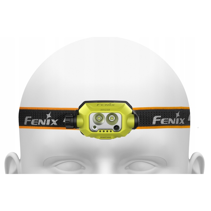 Челник Fenix WH23R, 600lm, USB-C, сензор, 115g, IP66