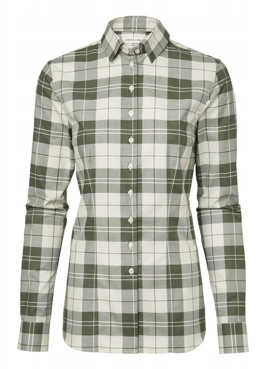 Camasa de vanatoare Chevalier Madeley pentru femei, casual, verde, bumbac cu elastan
