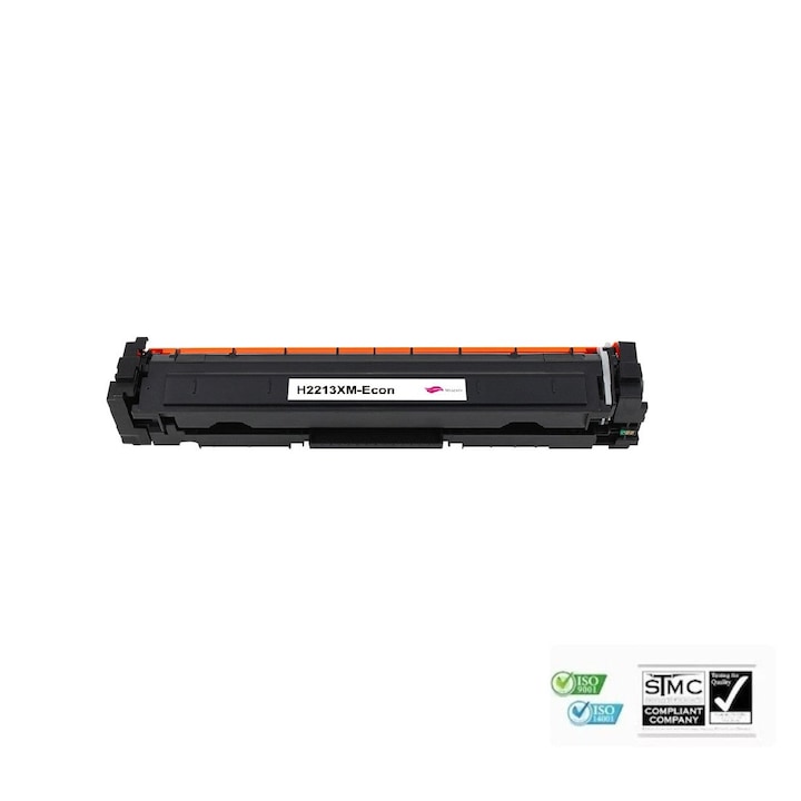 Cartus toner compatibil cu cip HP 207X / W2211X, cyan, 2450 pagini, pentru HP COLOR LASERJET PRO M454DN, COLOR LASERJET PRO M454DW, COLOR LASERJET PRO MFP M479DW, COLOR LASERJET PRO MFP M479FDN, COLOR LASERJET PRO MFP M479FDW, PRO MFP M479F