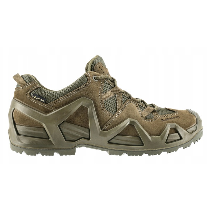 Ghete tactice Lowa ZEPHYR GTX LO MK2, piele intoarsa, verde, impermeabile, talpa antiderapanta