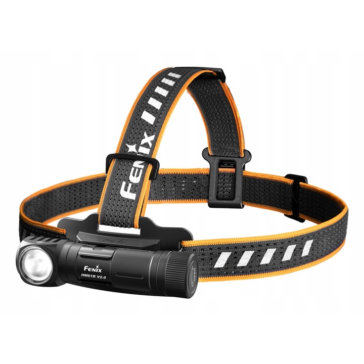 Фенер Fenix HM61R V2.0, 1600 lm, черен, 101 мм, с батерия ARB-L18-3400