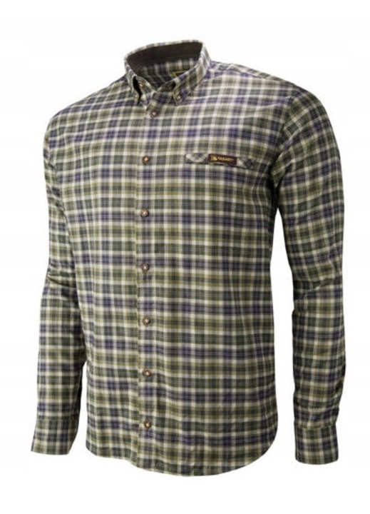 Férfi ing, Tagart, Willow, Tencel, zöld, puha anyagból, díszes foltokkal, 4XL INTL