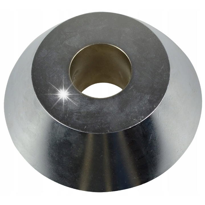 Központosító kúp dombornyomáshoz, 40mm, 91x135mm, krómacél, készlet