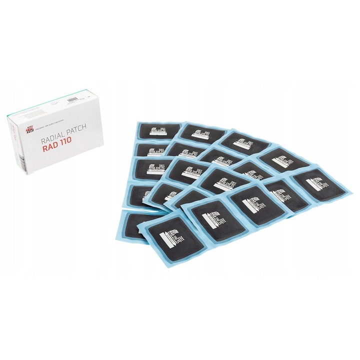 Set 20 petice radiale pentru anvelope Rema Tip Top, TL 110, 55x75mm