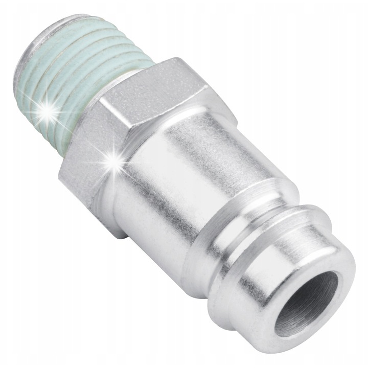 Бърз конектор, Rectus, 1/4", външна резба 3/4", никелирана стомана