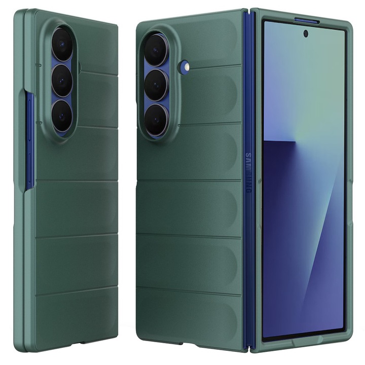 Husa Protectie Compatibila cu Samsung Galaxy Z Fold7, Tim, Green