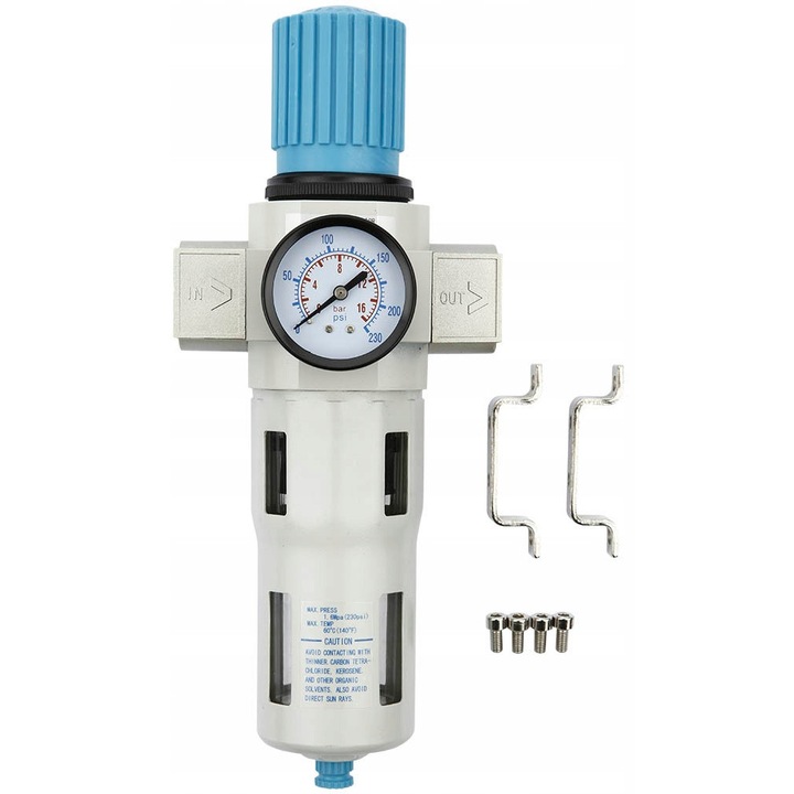 Regulator de presiune cu odorizator si filtru Redats P-790 1", 0-12 bar, 0-60°C, 4000 l/min