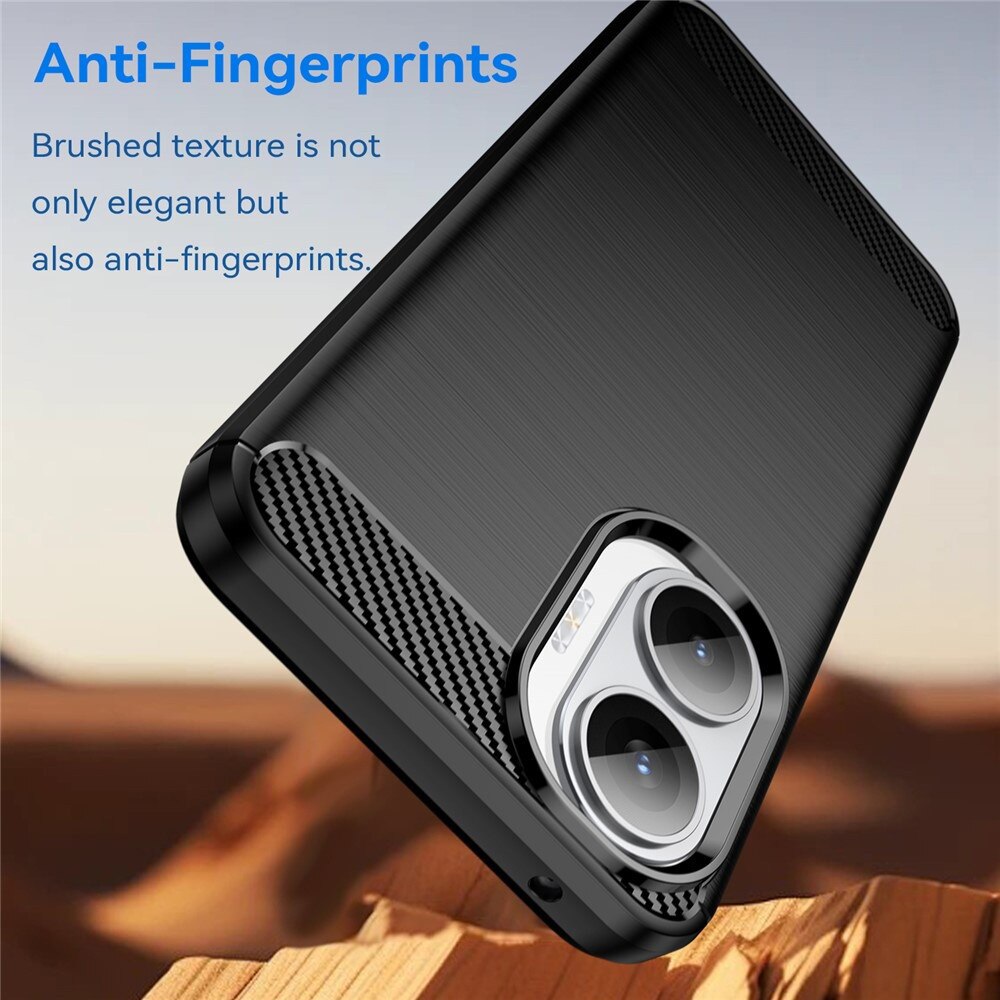 Husa pentru Xiaomi Poco F7 - Techsuit Carbon Silicone - Black